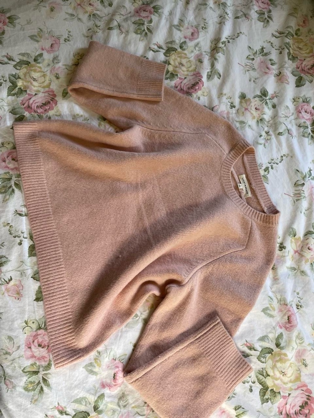 Lucky Brand Soft Blush Crewneck Sweater